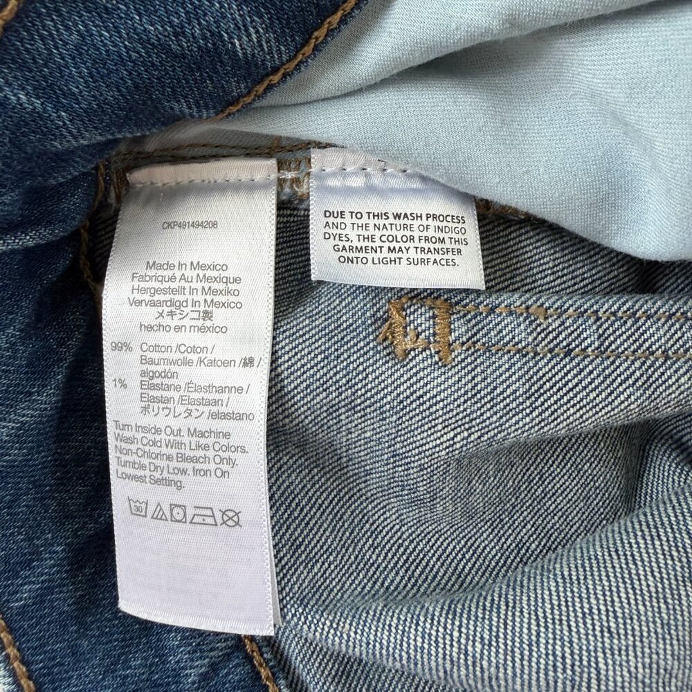 Madewell Medium Blue Relaxed Bootcut Denim Jeans - Picture 7 of 9
